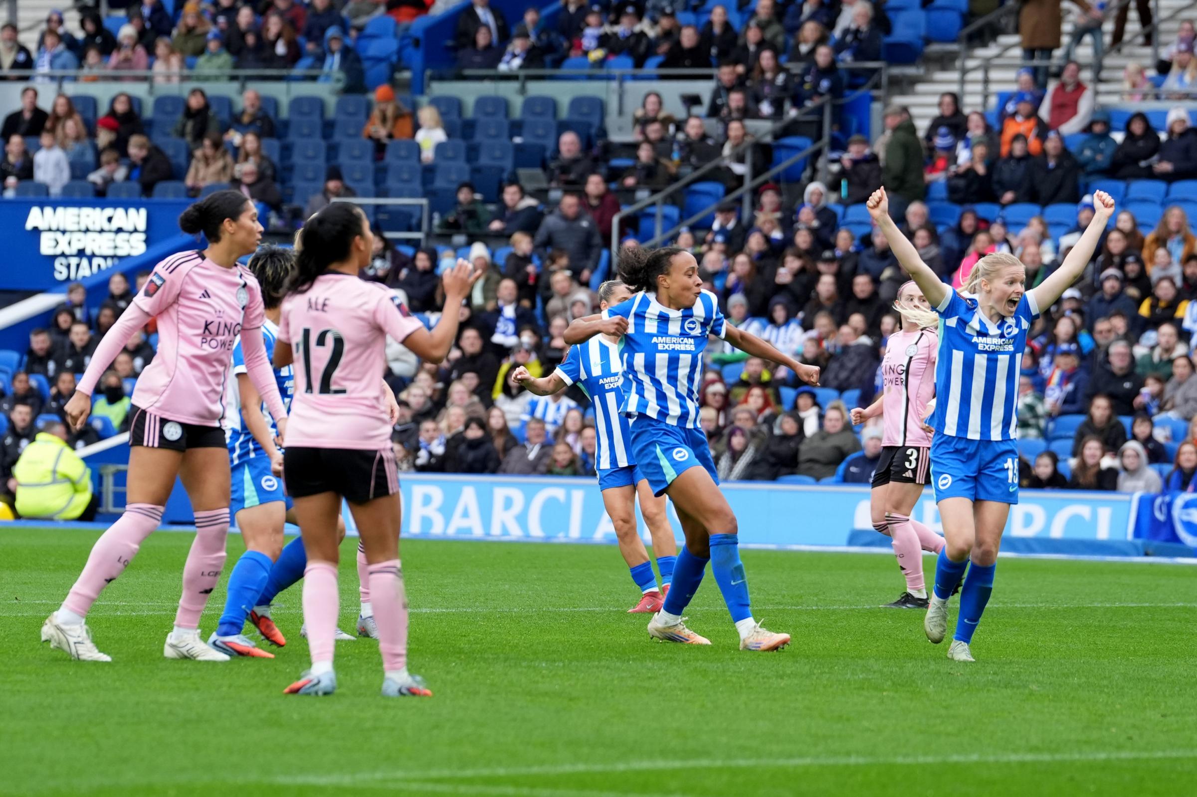 Brighton Cruise Past Leicester to Claim First WSL Win